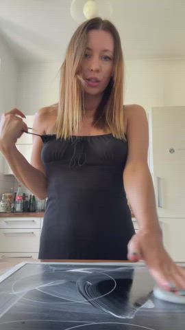 will you fuck me while I'm cleaning? - free porn video