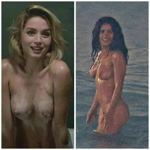 Ana de Armas vs Salma Hayek - free porn video