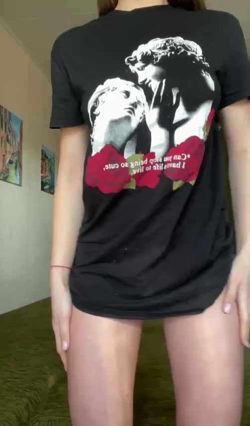 I hope you don't mind fucking a 19yo college girl - free porn video