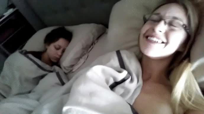 Ginger Banks Cumming Next To Sleeping Sister - free porn video