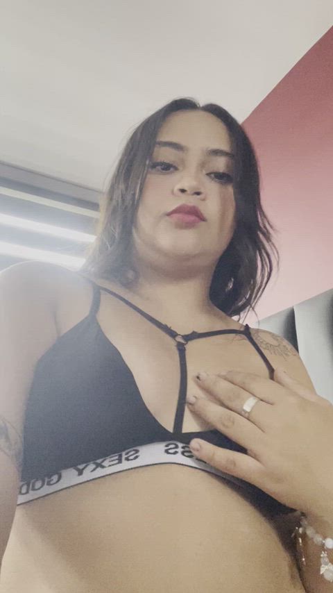 My tits are small but my throat is deep :) - free porn video