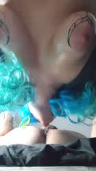 Tits Dangling While Eating His Asshole. 🦄 💦💦💦 - free porn video