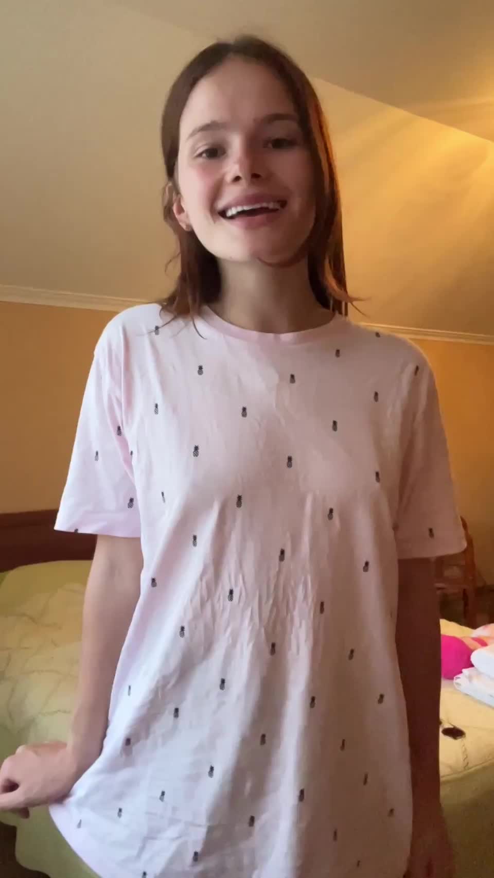 Hop in bed, Daddy - free porn video