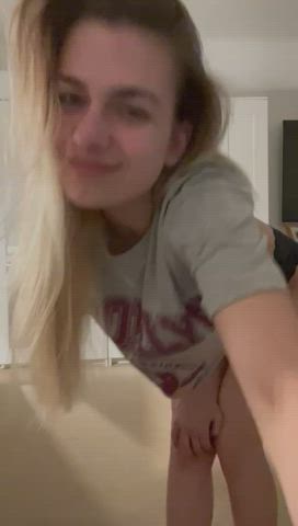 If only one guy sees today my pussy I will be a whore the whole day😈 - free porn video