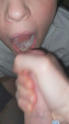 The first time I had two loads in my mouth at once. Precious memories. <3 - free porn video