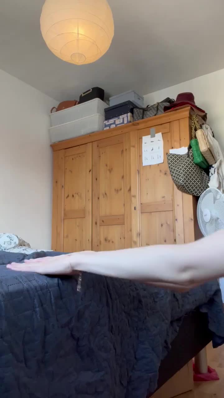 If you're an ass eater, would you give my Scandinavian buns a taste? 🥰💕 - free porn video