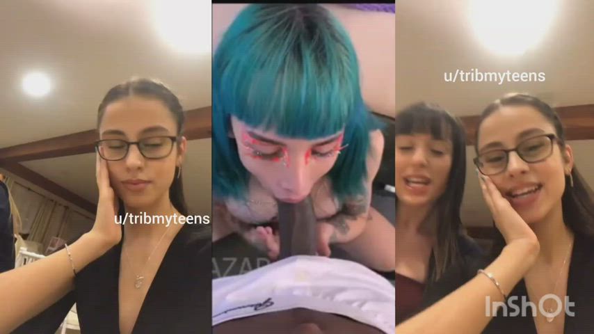 cute babes on Sara's cock - free porn video