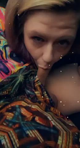 Blowjob Car Cock Cock Worship Sloppy Tattoo Porn GIF by spacedaddy - free porn video