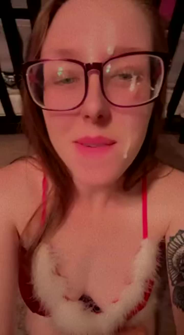I swear I am the biggest cum slut always wanting more even after I have been covered! - free porn video