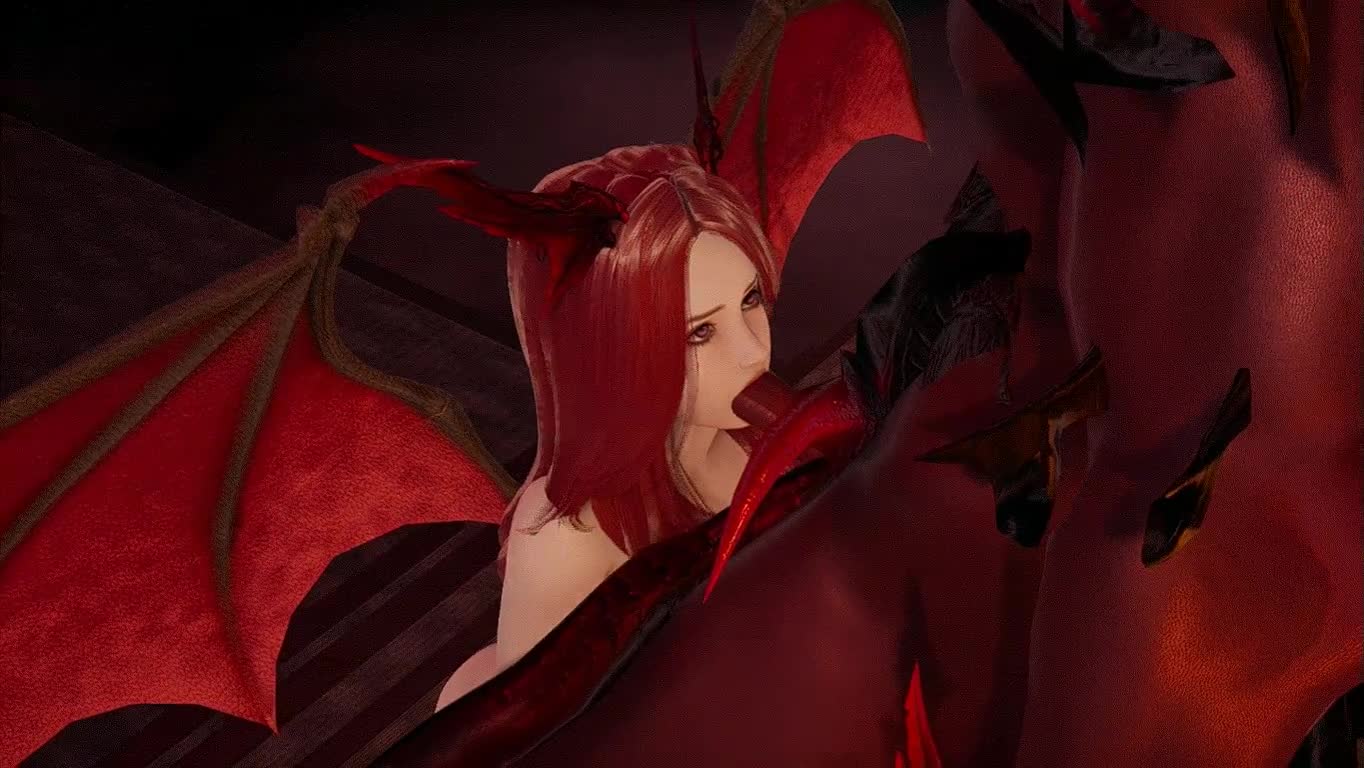 The succubus likes a blowjob. (Kazuki-chan) [Chronicles of Hell and Heaven] - free porn video