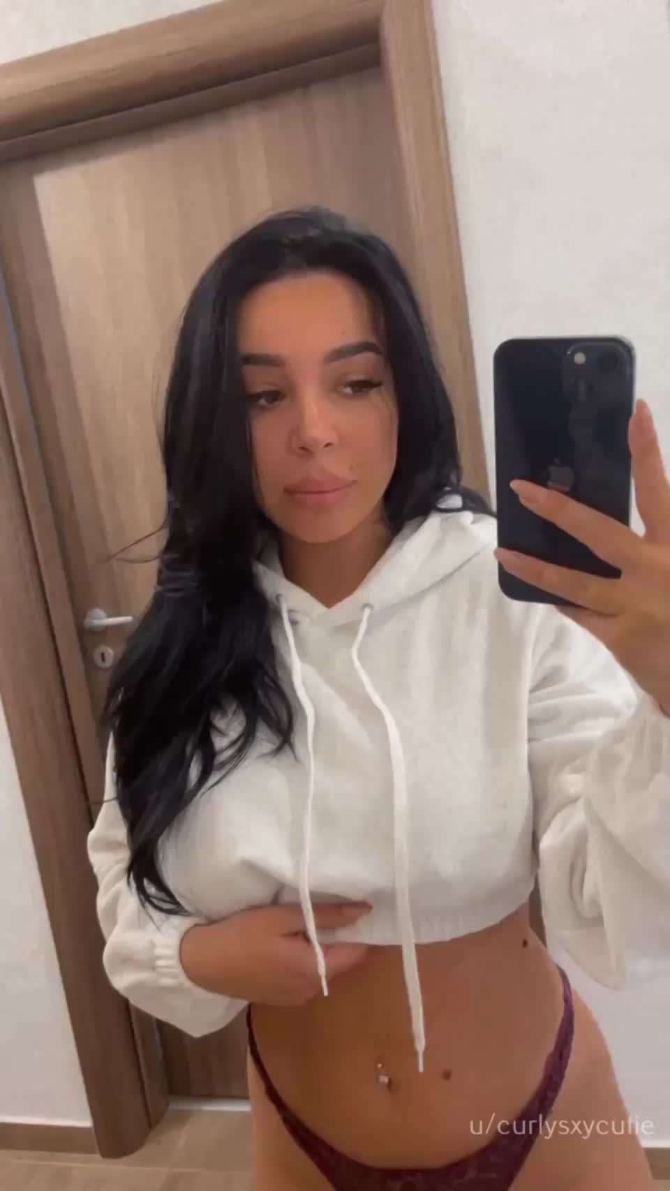 I think my boobs are too perky for a tittie drop 😭 - free porn video