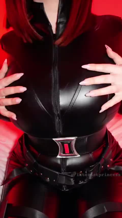 Did you know Black Widow was hiding these underneath her suit this whole time… - free porn video