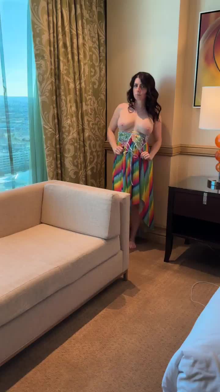 POV of your hot teacher taking you to Vegas 😏 - free porn video