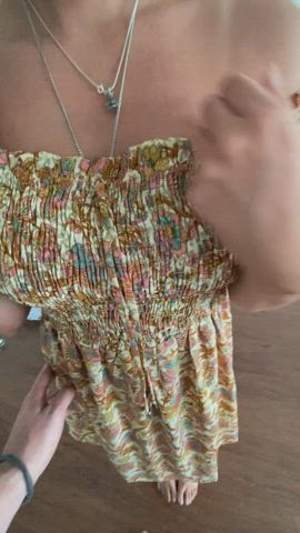 Squeeze them and I'll let you fuck me - free porn video