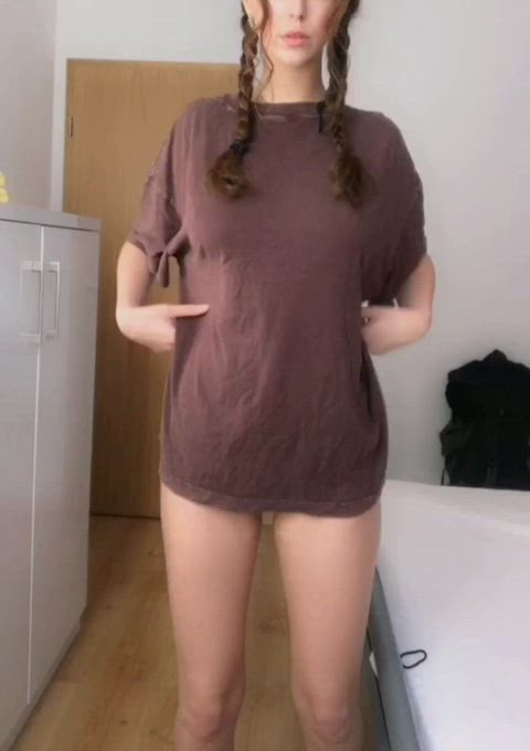 Two pigtail and a thin waist - free porn video