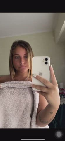 oops my towel fell off - free porn video