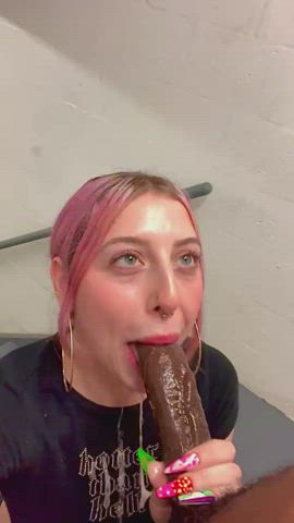I NEED a slutty goonette girlfriend that cucks me for big black cocks 🤤 - free porn video