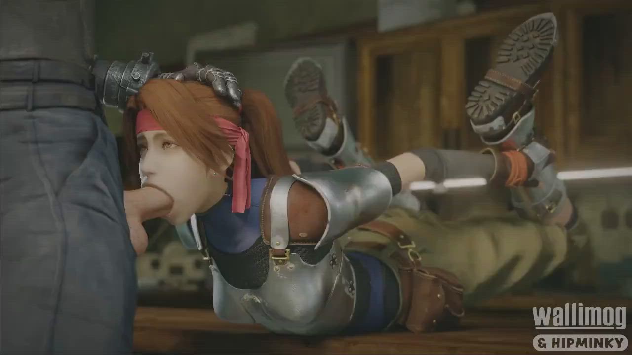 Jessie face-fuck (Wallimog & HipMinky) [Final Fantasy] - free porn video
