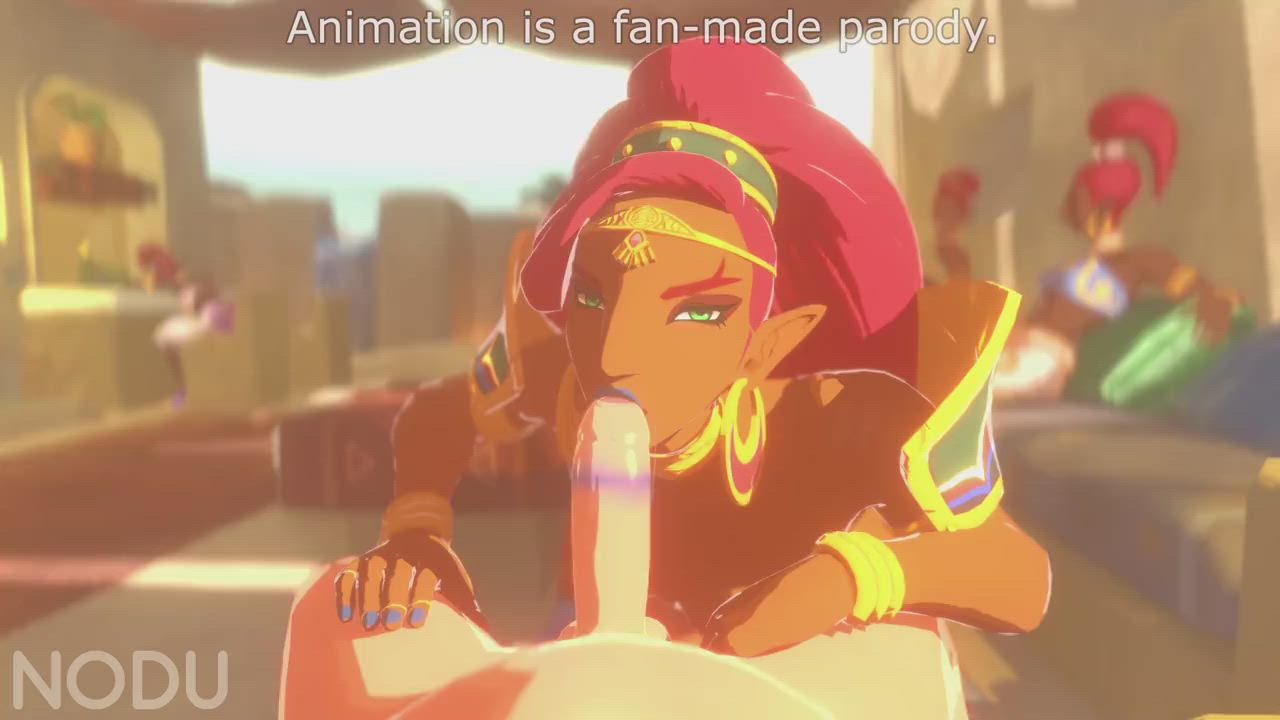 Urbosa and Link (Nodu) [The Legend of Zelda Breath of the Wild] - free porn video