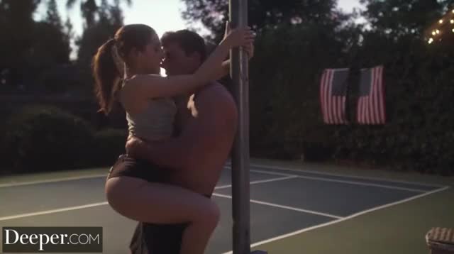 On The Basketball Court - free porn video