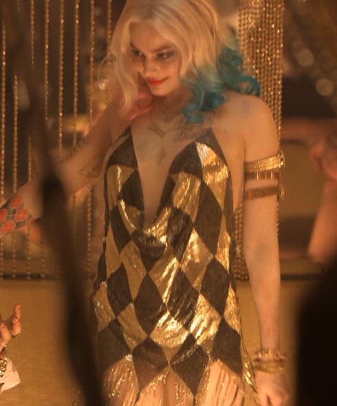 Margot Robbie in 'Suicide Squad' bts (60fps) - free porn video