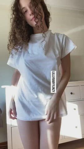 I don’t have that big boobs but would you still f*ck me? [GIF] - free porn video