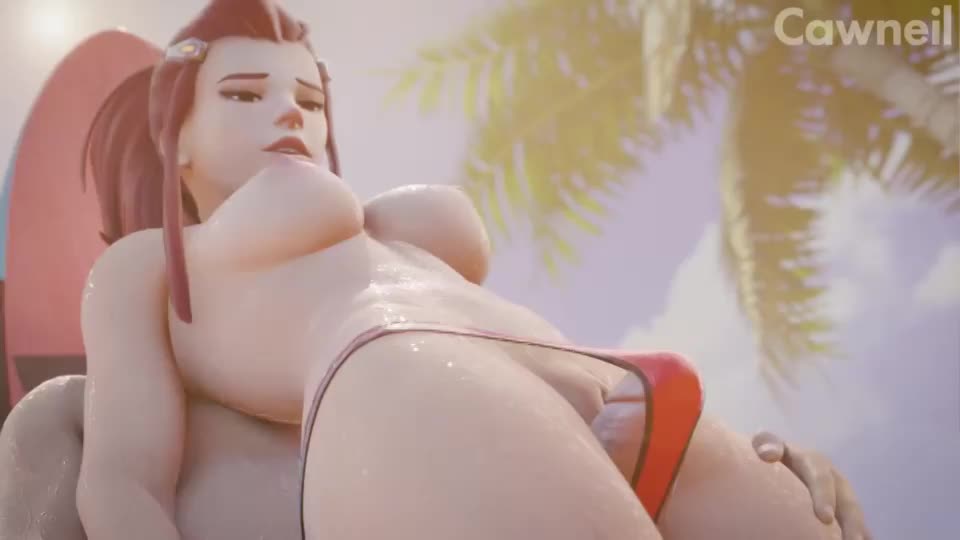 Brigitte Thighjob (Cawneil) [Overwatch] - free porn video
