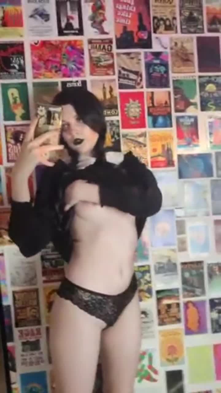 My version of Wednesday Addams - free porn video