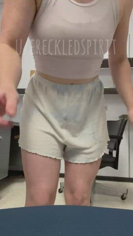 In my professors office [GIF] - free porn video