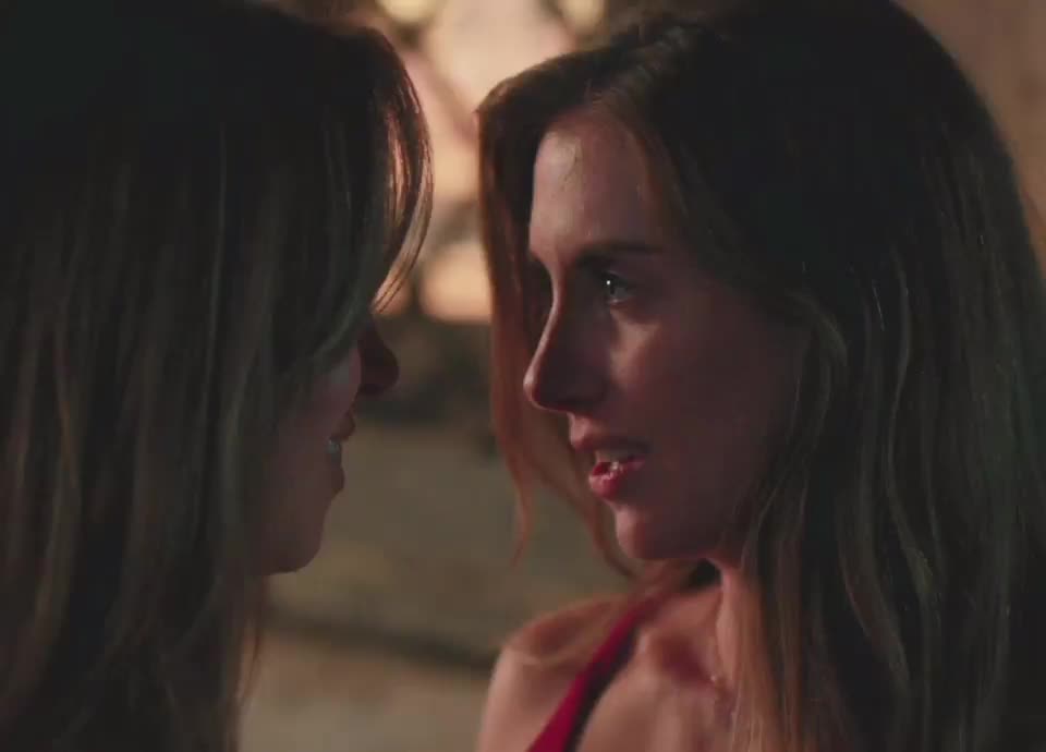 Alison Brie & Aubrey Plaza in 'Spin Me Round' - free porn video