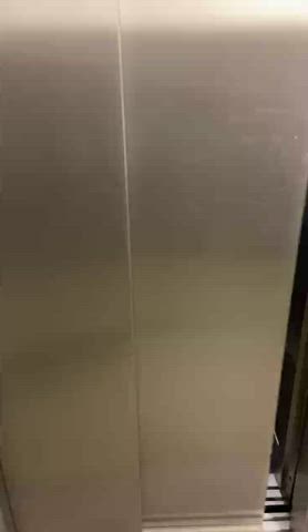 What would you do if this was you opening the elevator? - free porn video