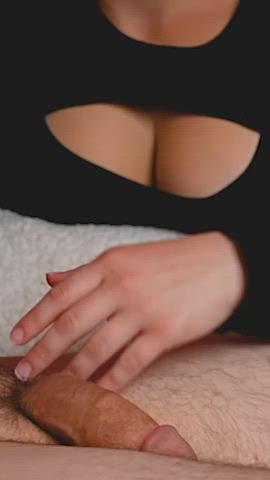 Finishing My BF to Completion After an Oily Handjob 💧🤤 [OC] - free porn video