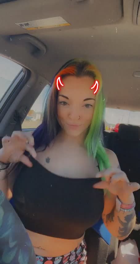 Getting naughty while I drink my favorite smoothie [GIF] - free porn video