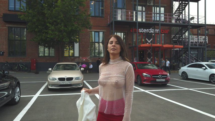 Public Flashing Tits Upskirt Ass Porn GIF by sweetalise - free porn video