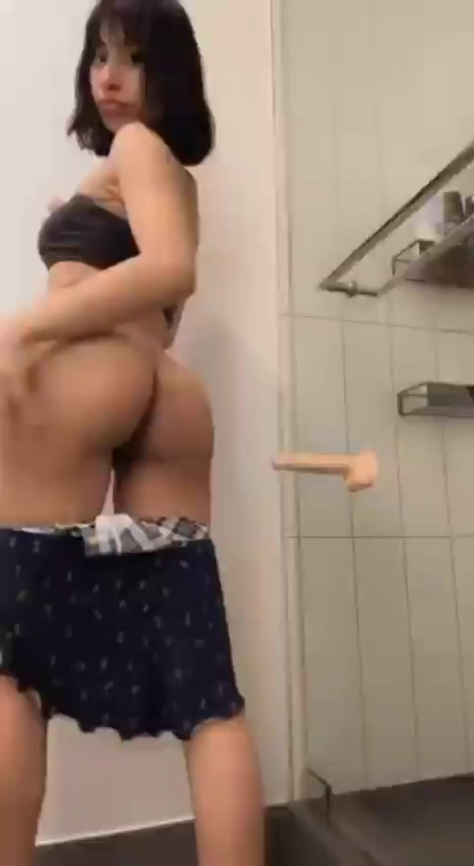Reddit made me go from religious virgin to fucking my pussy in public toilets in less than three months - free porn video