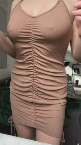 my nipples are always hard because of these piercings👀 - free porn video