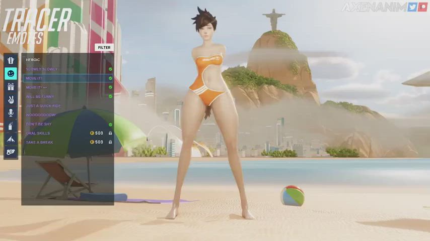 Tracer (Axen) [Overwatch] - free porn video