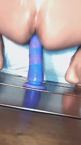 Anal Ass Spread Deep Penetration Dildo Gay Prostate Massage Sloppy Porn GIF by siliconexxx - free porn video