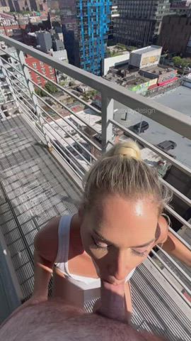 He really loves the view 😜 [GIF] - free porn video