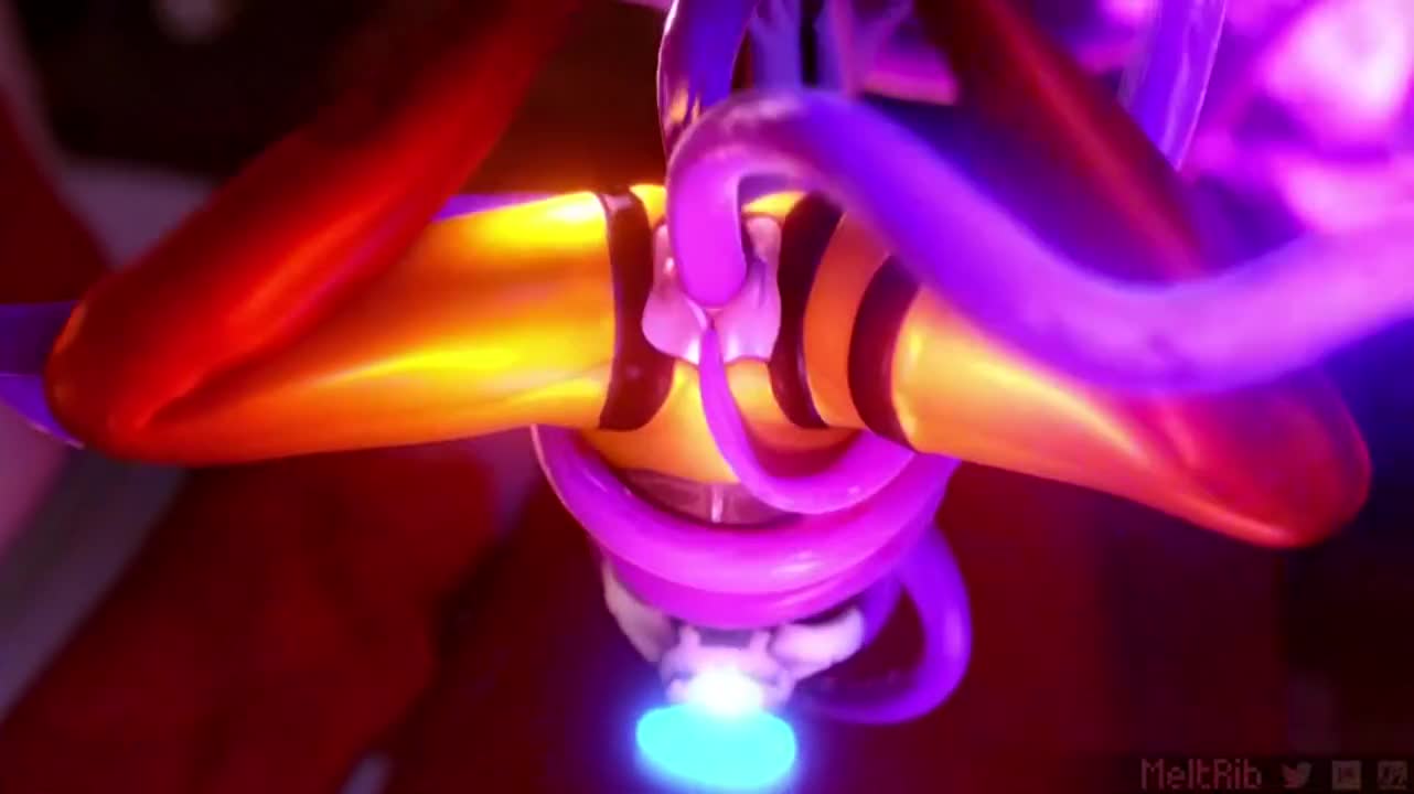 Tracer Fucked By Tentacle Monster (Meltrib) [Overwatch] - free porn video