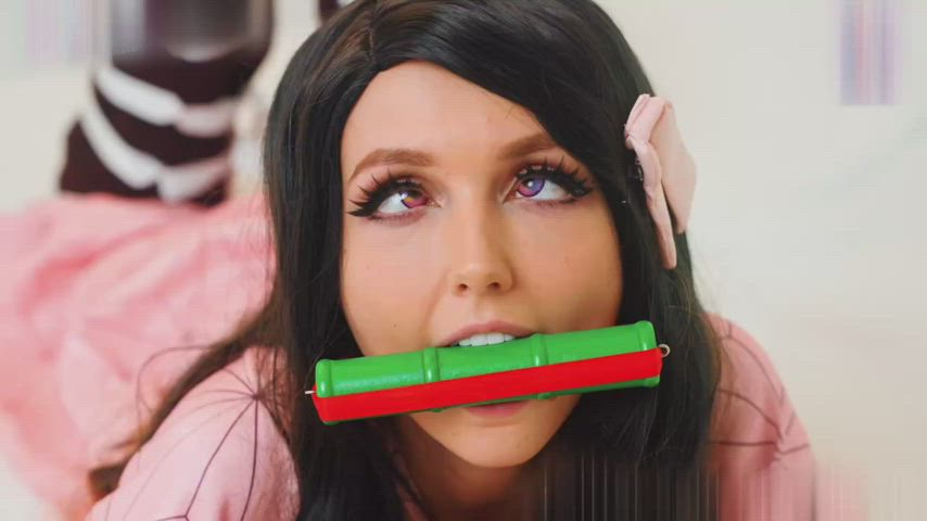Nezuko and Mitsuri from Demon Slayer by Sia Siberia and Sonya Vibe - free porn video