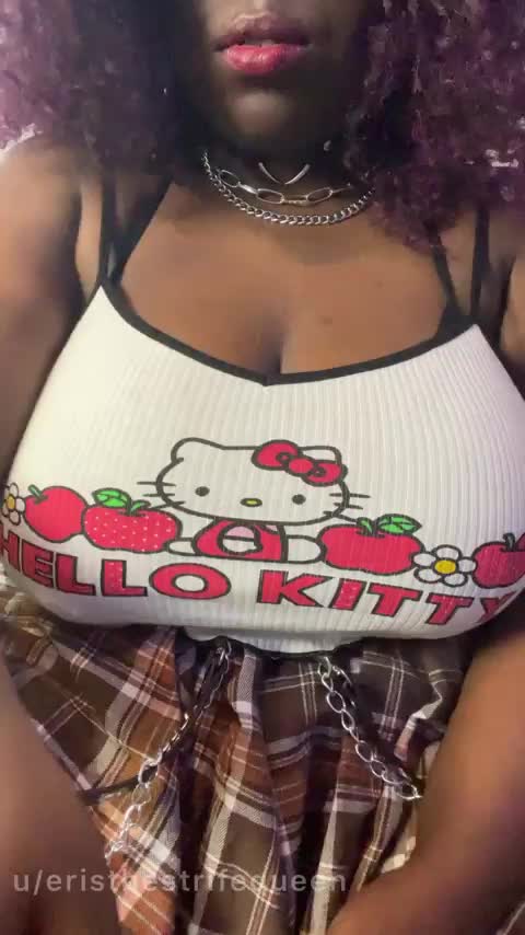 hello kitty? more like hello titty - free porn video