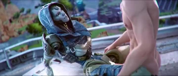 Ash - Playing with Randoms (DTee3D) [Apex Legends] - free porn video