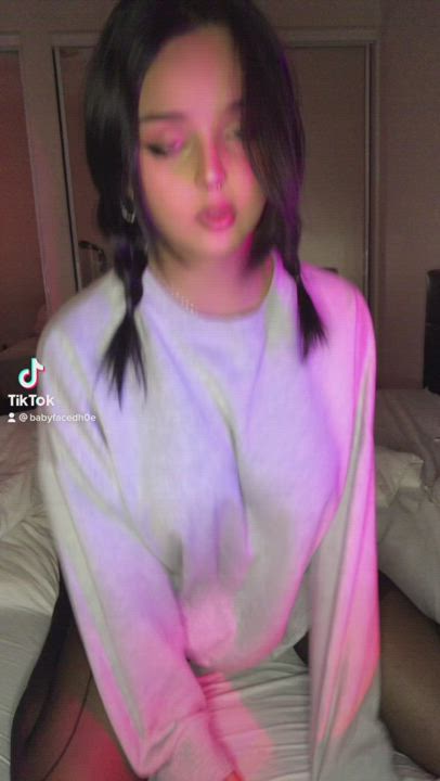 what do you think of me in thigh highs? 🥺 - free porn video