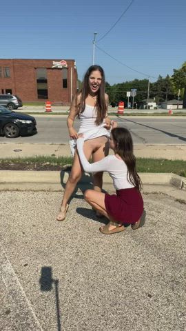 On the side of the road - free porn video