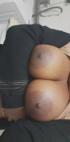 Imagine how big they'll get when I'm pregnant - free porn video