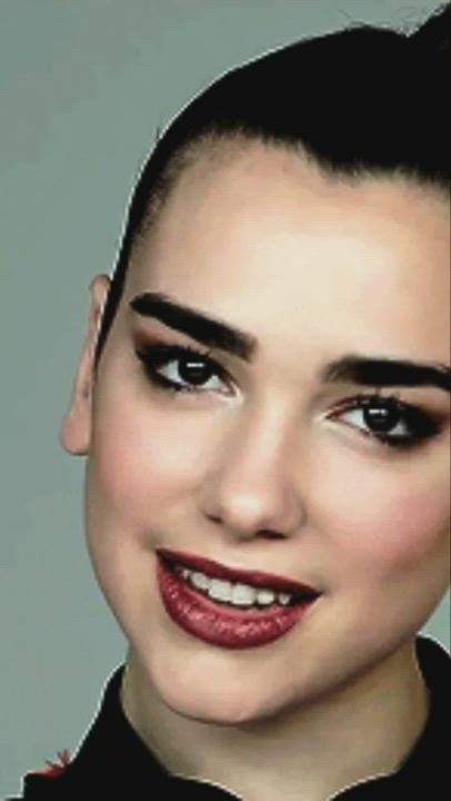 Dua Lipa's face and lips for one minute straight. - free porn video