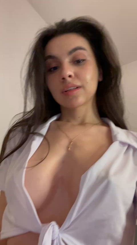 I brought my nipples closer so you can see them better - free porn video