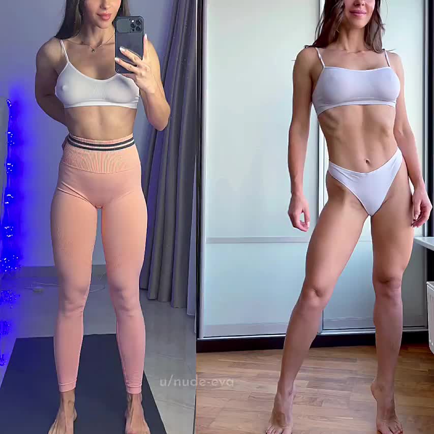 I'm in a gym outfit / I'm in underwear - free porn video