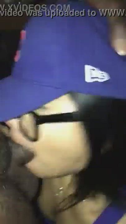 Asian Gets BBC Cum Facial - free porn video